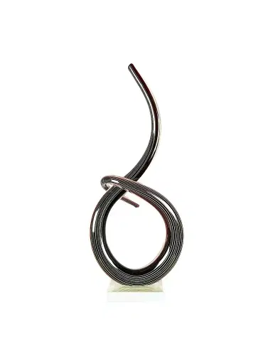 Dale Tiffany Midnight Spiral Glass Sculpture | Thumbnail 1
