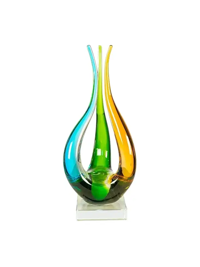 Dale Tiffany Harmony Trio Glass Sculpture