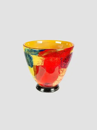 Dale Tiffany Autumn Medley Hand Blown Art Glass Vase | Thumbnail 3