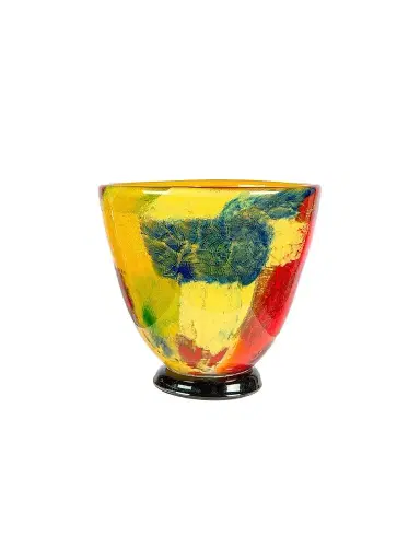 Dale Tiffany Autumn Medley Hand Blown Art Glass Vase | Thumbnail 1
