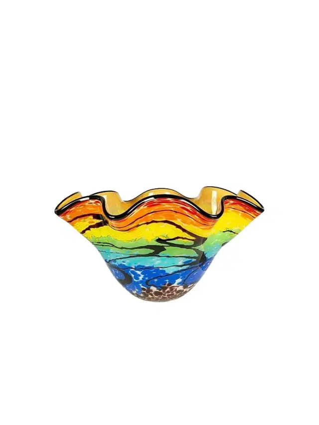 Dale Tiffany Rainbow Reef Glass Vase