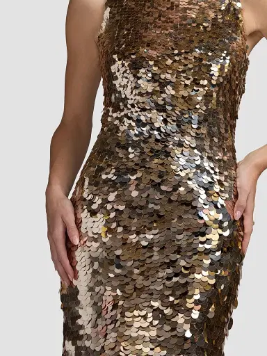 Mac Duggal Women's Sequined Sleeveless Gown | Thumbnail 5