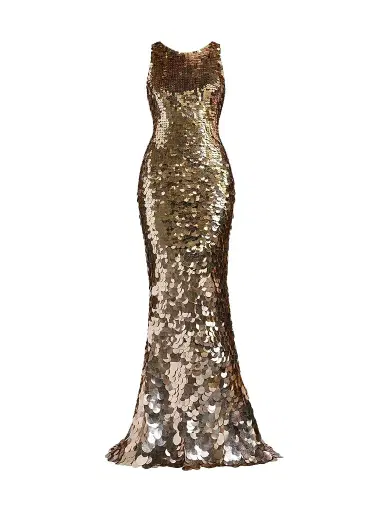 Mac Duggal Women's Sequined Sleeveless Gown | Thumbnail 1