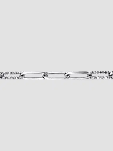 Gabriel & Co Women's Bujukan Sterling Silver Chain Bracelet | Thumbnail 3
