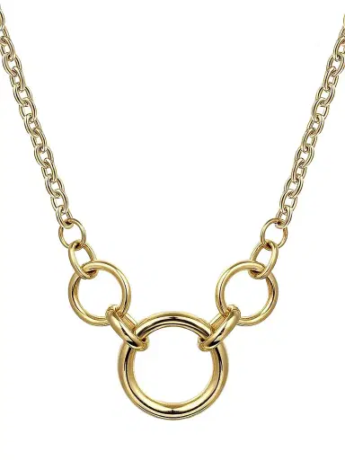Gabriel & Co Women's Contemporary 14K Yellow Gold Chain-Link Necklace | Thumbnail 1 Gabriel & Co Women's Contemporary 14K Yellow Gold Chain-Link Necklace | Thumbnail 1