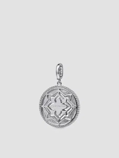 Gabriel & Co Women's Bujukan Sterling Silver, Blue Topaz & White Sapphire Medallion | Thumbnail 3 Gabriel & Co Women's Bujukan Sterling Silver, Blue Topaz & White Sapphire Medallion | Thumbnail 3