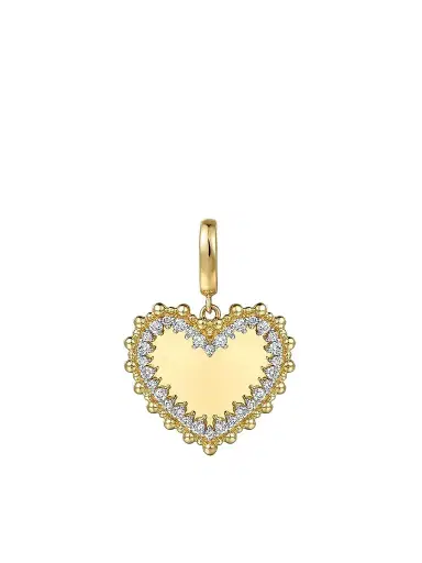Gabriel & Co Women's Bujukan Heart Medallion 14K Yellow Gold & 0.35 TCW Diamond Pendant | Thumbnail 1