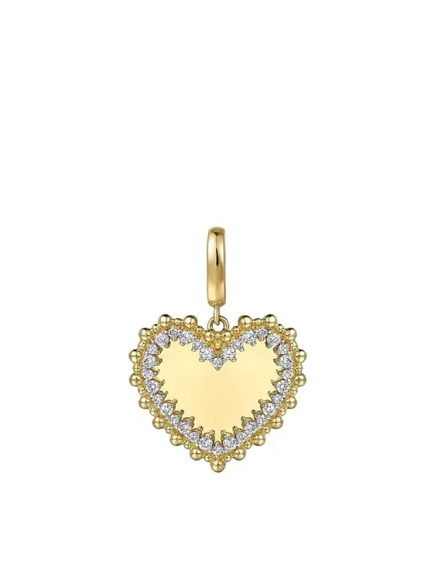 Gabriel & Co Women's Bujukan Heart Medallion 14K Yellow Gold & 0.35 TCW Diamond Pendant