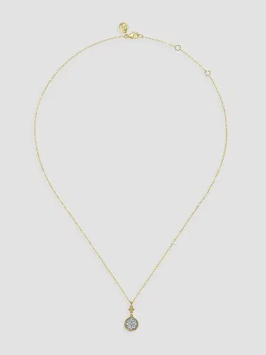 Gabriel & Co Women's Bujukan 14K Gold & 0.25 TCW Diamond Pendant Necklace | Thumbnail 3