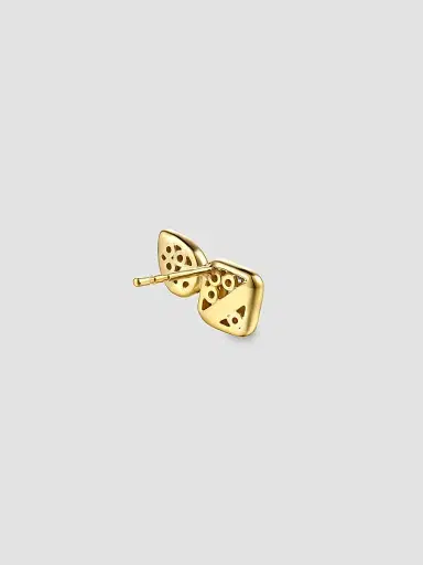 Gabriel & Co Women's Contemporary Two-Tone 14K Gold & 0.50 TCW Diamond Stud Earrings | Thumbnail 3 Gabriel & Co Women's Contemporary Two-Tone 14K Gold & 0.50 TCW Diamond Stud Earrings | Thumbnail 3