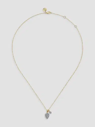 Gabriel & Co Women's Bujukan 14K Gold & 0.30 TCW Diamond Pendant Necklace | Thumbnail 4