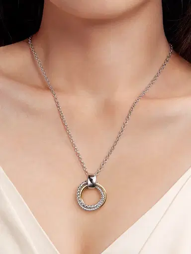 Gabriel & Co Women's Bujukan 14K Yellow Gold & Sterling Silver Pendant Necklace | Thumbnail 2