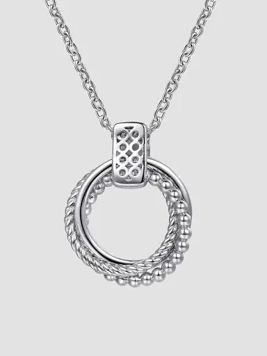 Gabriel & Co Women's Bujukan 14K Yellow Gold & Sterling Silver Pendant Necklace | Thumbnail 4