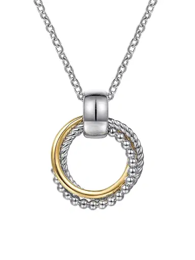 Gabriel & Co Women's Bujukan 14K Yellow Gold & Sterling Silver Pendant Necklace | Thumbnail 1