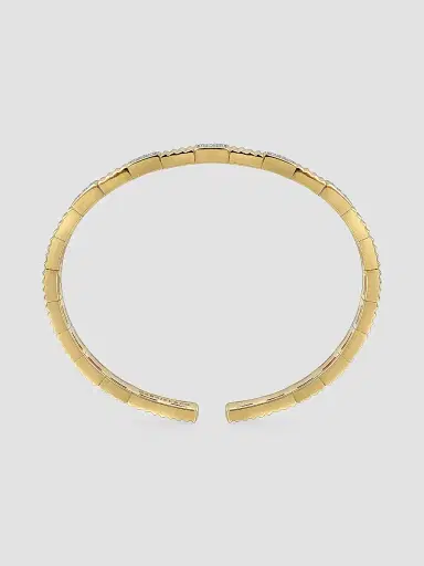 Gabriel & Co Women's Contemporary 14K Yellow Gold & 0.65 TCW Demure Bangle | Thumbnail 4