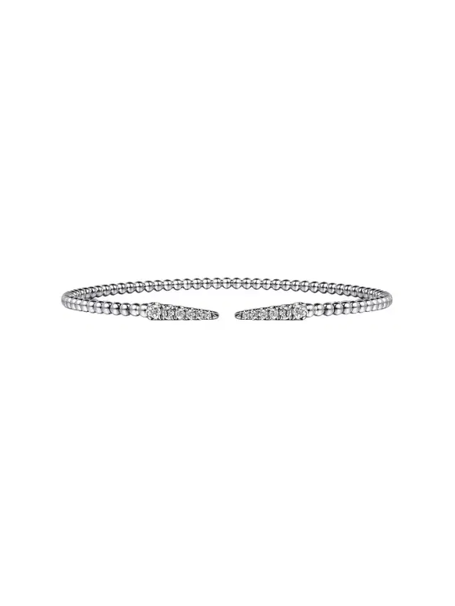 Gabriel & Co Women's Bujukan 14K White Gold & 0.25 TCW Diamond Cuff