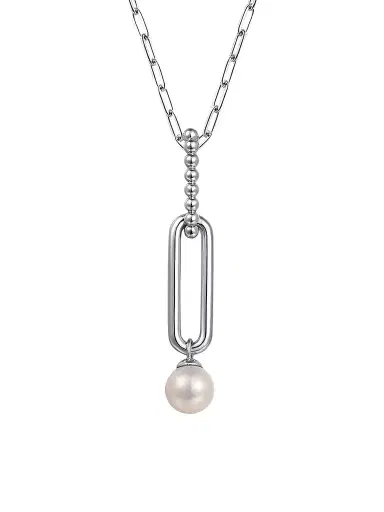 Gabriel & Co Women's Bujukan Sterling Silver & Pearl Pendant Necklace | Thumbnail 1 Gabriel & Co Women's Bujukan Sterling Silver & Pearl Pendant Necklace | Thumbnail 1