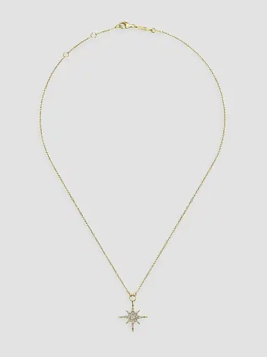 Gabriel & Co Women's Kaslique 14K Yellow Gold & 0.25 TCW Diamond Starburst Pendant Necklace | Thumbnail 3 Gabriel & Co Women's Kaslique 14K Yellow Gold & 0.25 TCW Diamond Starburst Pendant Necklace | Thumbnail 3