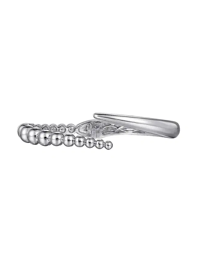 Gabriel & Co Women's Bujukan Sterling Silver Bypass Bangle