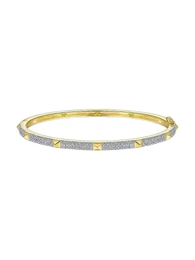 Gabriel & Co Women's Contemporary 14K Yellow Gold & 0.73 TCW Diamond Bangle | Thumbnail 1