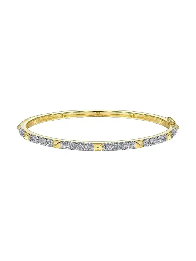 Gabriel & Co Women's Contemporary 14K Yellow Gold & 0.73 TCW Diamond Bangle