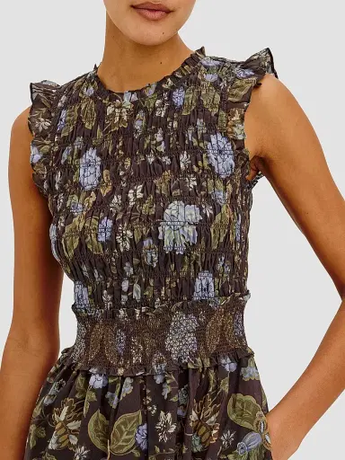 RAILS Women's Vivier Smocked Midi Dress | Thumbnail 4 RAILS Women's Vivier Smocked Midi Dress | Thumbnail 4