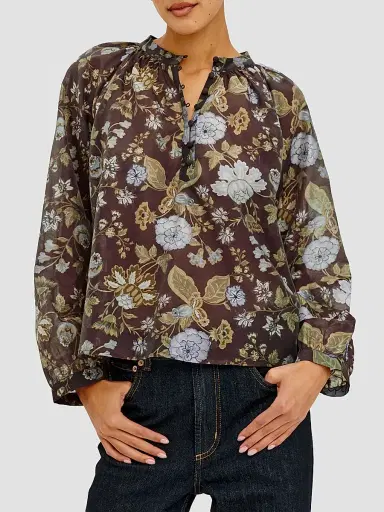 RAILS Women's Tali Floral Print Blouse | Thumbnail 4 RAILS Women's Tali Floral Print Blouse | Thumbnail 4