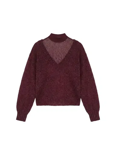 SEROYA Women's Vada Drop Shoulder Layered Sweater | Thumbnail 1 SEROYA Women's Vada Drop Shoulder Layered Sweater | Thumbnail 1