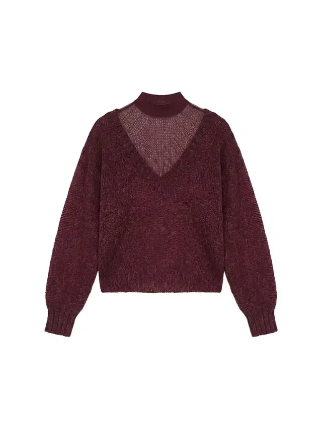 SEROYA Women's Vada Drop Shoulder Layered Sweater