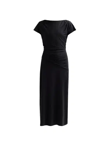 Veronica Beard Women's Lila Ruched Midi Dress | Thumbnail 1