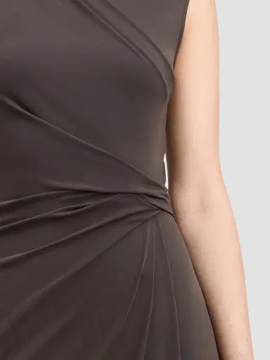 DEREK LAM 10 CROSBY Women's Amy Draped Jersey Midi Dress | Thumbnail 5 DEREK LAM 10 CROSBY Women's Amy Draped Jersey Midi Dress | Thumbnail 5