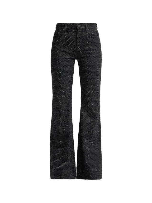 Women's Beautiful Embellished High-Rise Bell-Bottom Jeans Women's Beautiful Embellished High-Rise Bell-Bottom Jeans