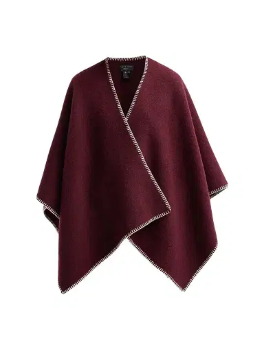 rag & bone Women's Ingrid Wool Poncho | Thumbnail 1