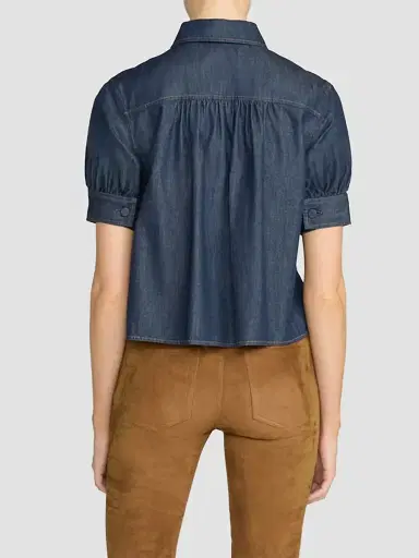 Frame Women's Poise Cotton-Blend Top | Thumbnail 3