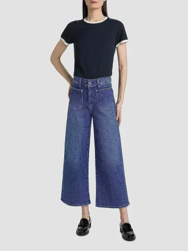 Frame Women's Le Slim Crop Palazzo Jeans | Thumbnail 2
