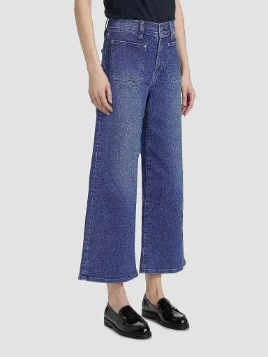 Frame Women's Le Slim Crop Palazzo Jeans | Thumbnail 4