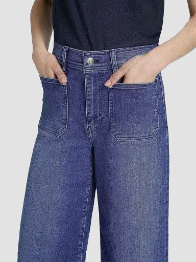 Frame Women's Le Slim Crop Palazzo Jeans | Thumbnail 6