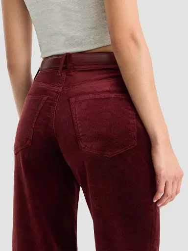 GOOD AMERICAN Women's Velvet Good Waist Palazzo Jeans | Thumbnail 6