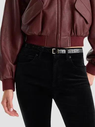 GOOD AMERICAN Women's Velvet Good Legs Flare Jeans | Thumbnail 5