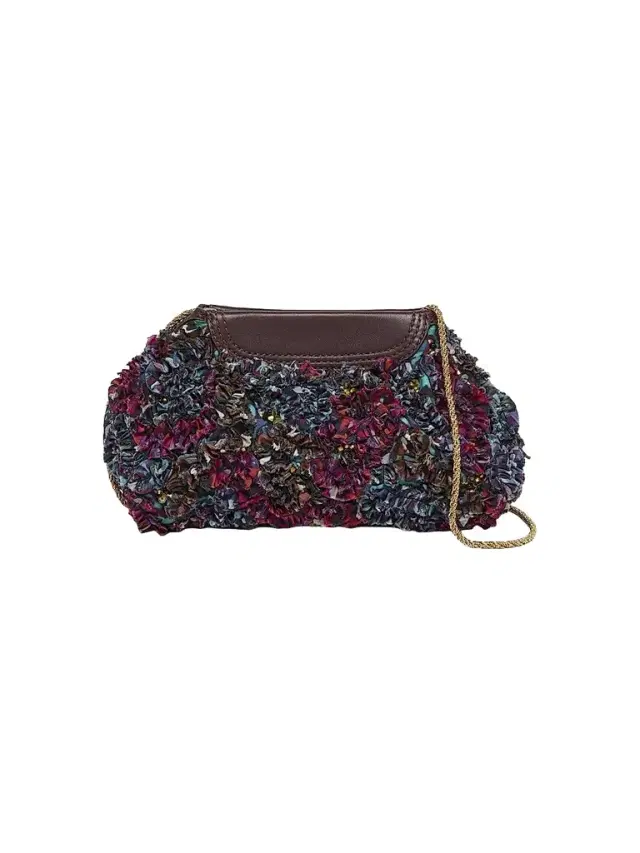 Dries Van Noten Women's Embroidered Chain-Strap Clutch