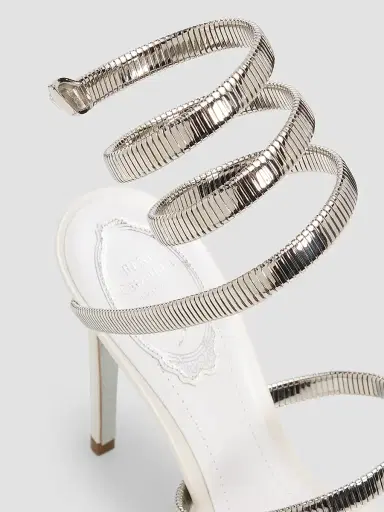 René Caovilla Women's Juniper 105MM Leather Sandals | Thumbnail 5