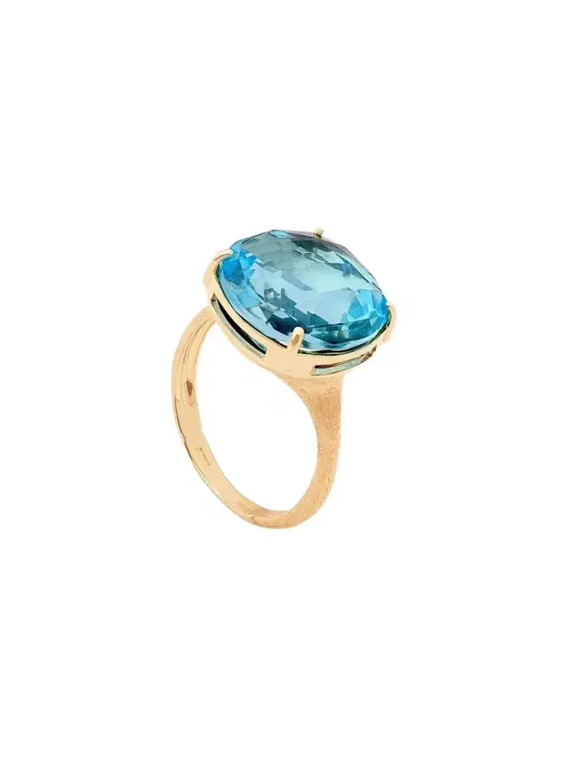 MARCO BICEGO Women's Jaipur Color 18K Yellow Gold & Blue Topaz Ring