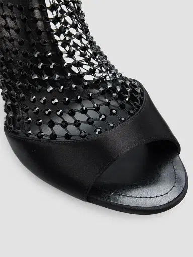 René Caovilla Women's Galaxia 105MM Satin Sandals | Thumbnail 5
