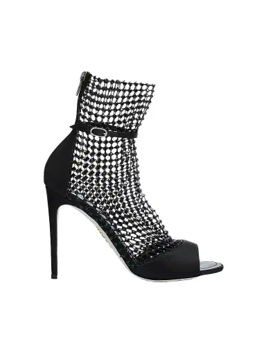 René Caovilla Women's Galaxia 105MM Satin Sandals | Thumbnail 1