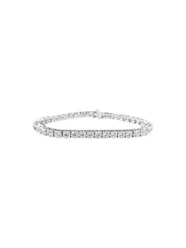 FANTASIA by DESERIO Women's Sterling Silver & 10.50 TCW Cubic Zirconia Tennis Bracelet | Thumbnail 1