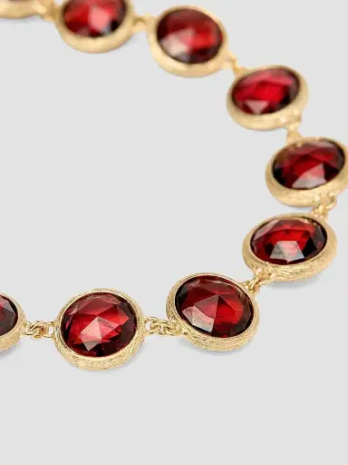 MARCO BICEGO Women's Jaipur Color 18K Yellow Gold & Garnet Bracelet | Thumbnail 3 MARCO BICEGO Women's Jaipur Color 18K Yellow Gold & Garnet Bracelet | Thumbnail 3