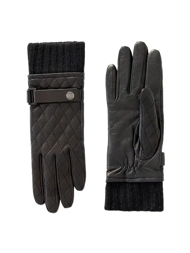 Mackage Women's Fia-Q Quilted Leather Driving Gloves