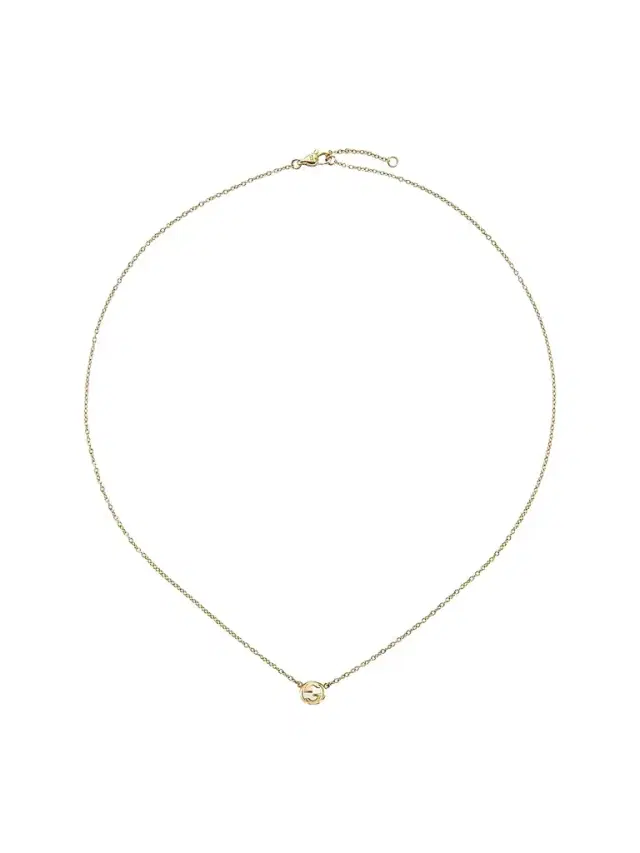 Gucci Women's Interlocking 18K Yellow Gold Pendant Necklace