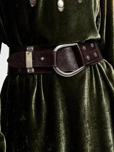 Ralph Lauren Collection Women's Turn-Back Washed Leather Wide Belt | Thumbnail 2 Ralph Lauren Collection Women's Turn-Back Washed Leather Wide Belt | Thumbnail 2