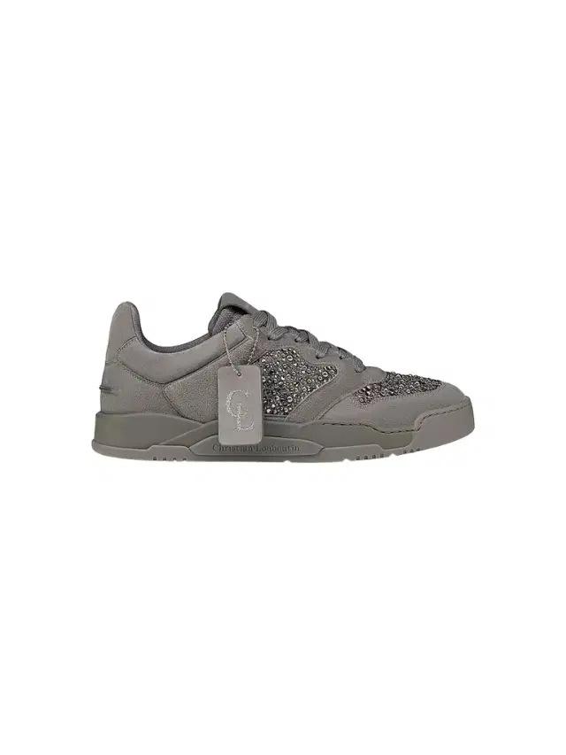 Christian Louboutin Men's Basketball 1 Perla Sneakers
